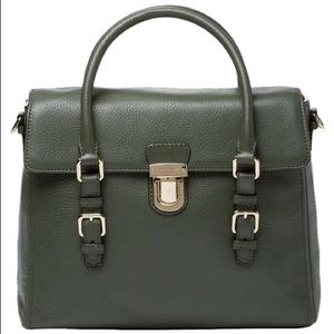 Kate Spade Green Leather Pebbled Bag
